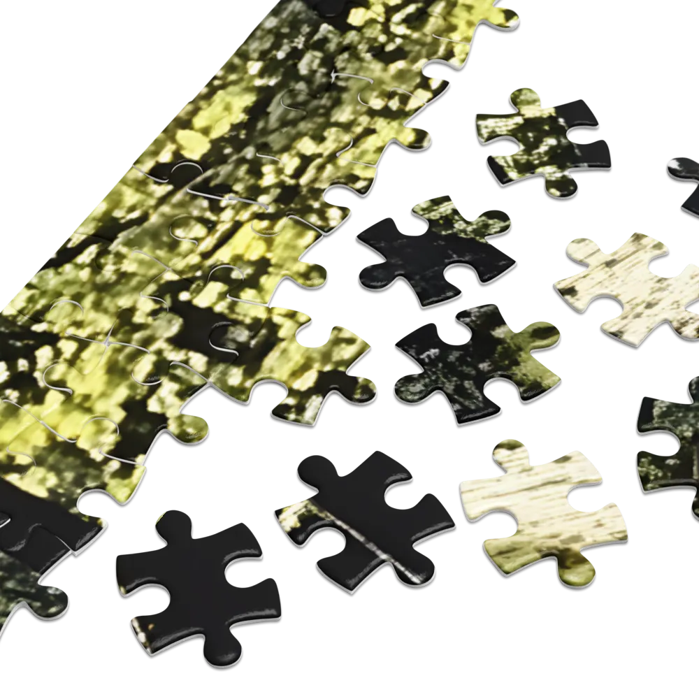 Caminho Sinuoso na Floresta 
 Puzzle em caixa de metal