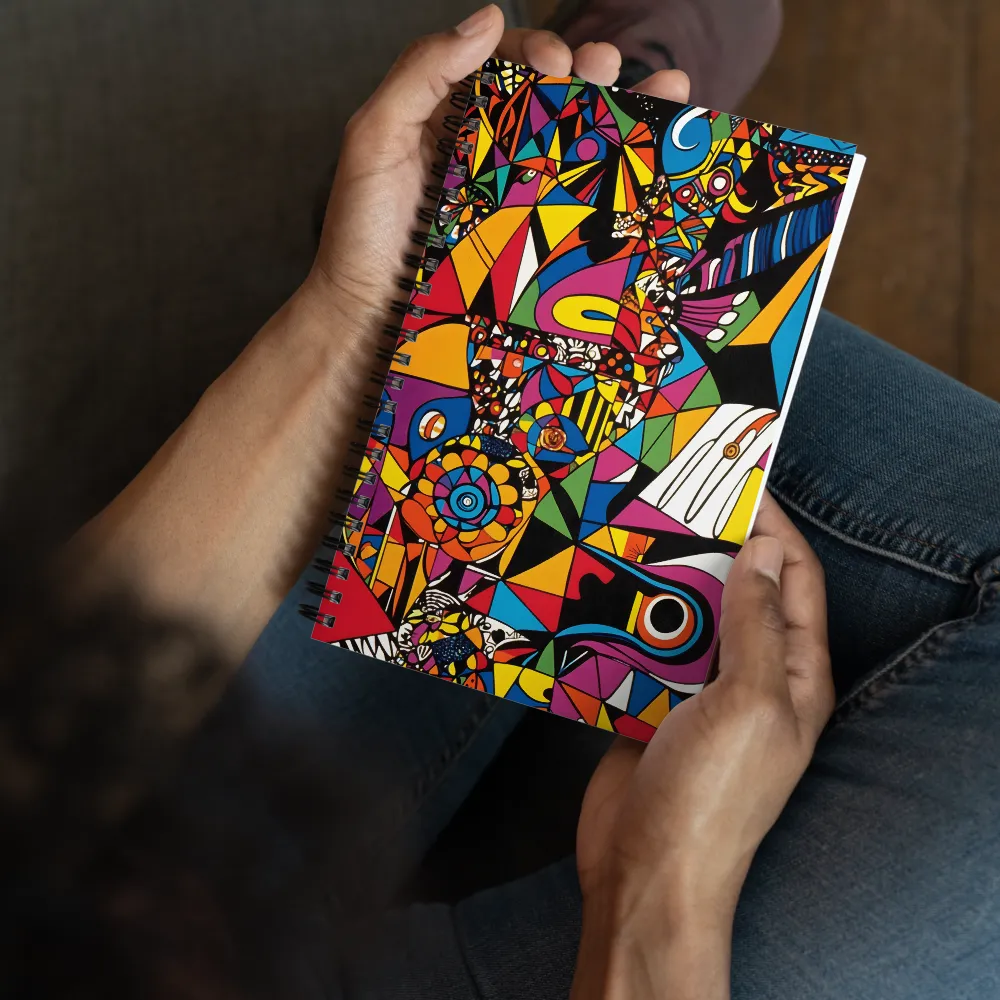 Kaleidoscope Illusion 
 Spiral Notebook | 140 pages