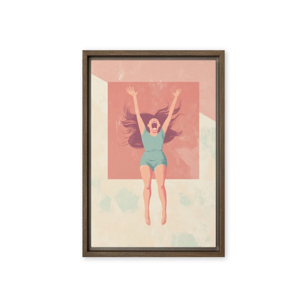 Joyful Woman Illustration