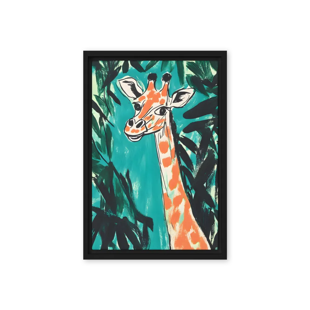 Jungle Giraffe Painting | Art Print