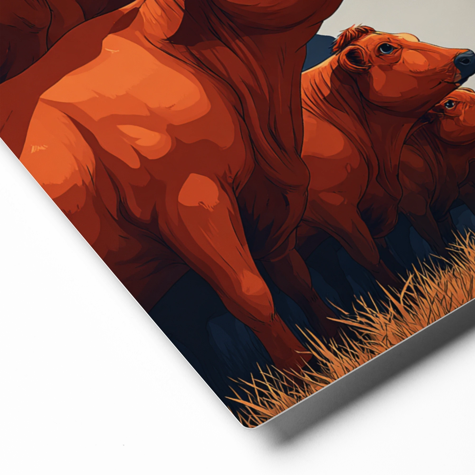 Ascending Cattle | Art Print