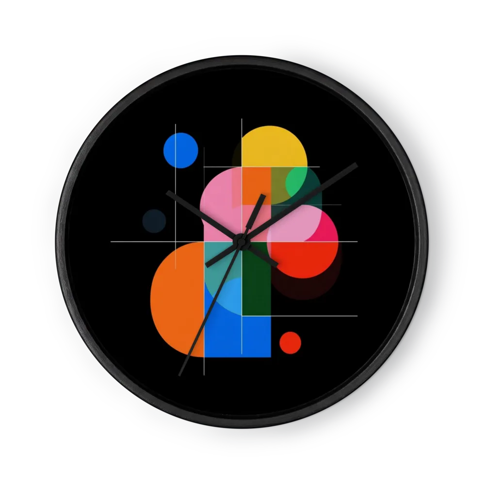 Geometric Harmony | Wall Clock