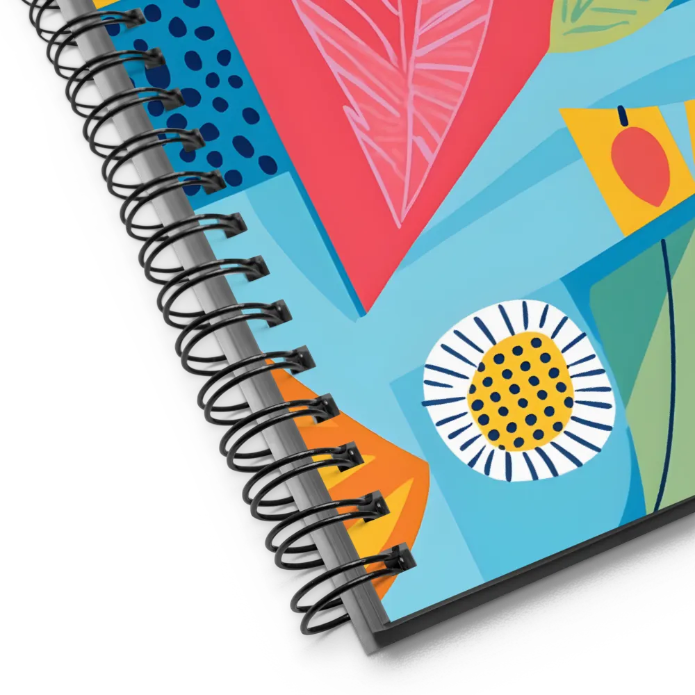 Colorful Abstract Geometry 
 Spiral Notebook | 140 pages