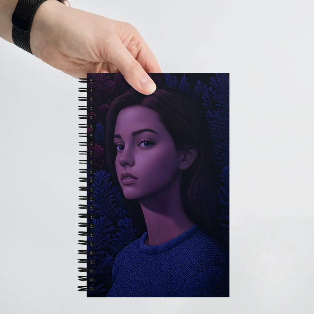 Violet Contemplation 
 Spiral Notebook | 140 pages