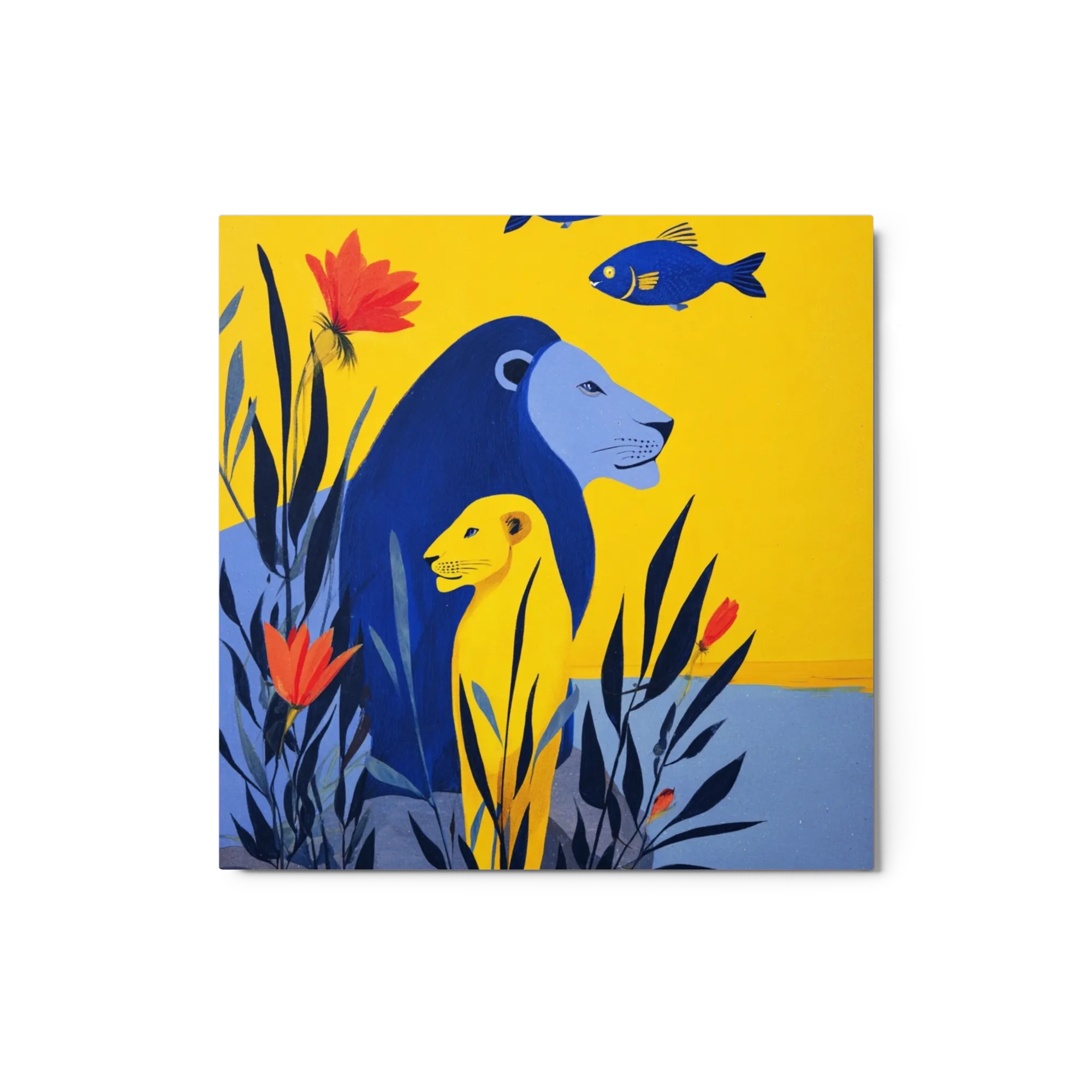 The Blue Lion and Sky Fish