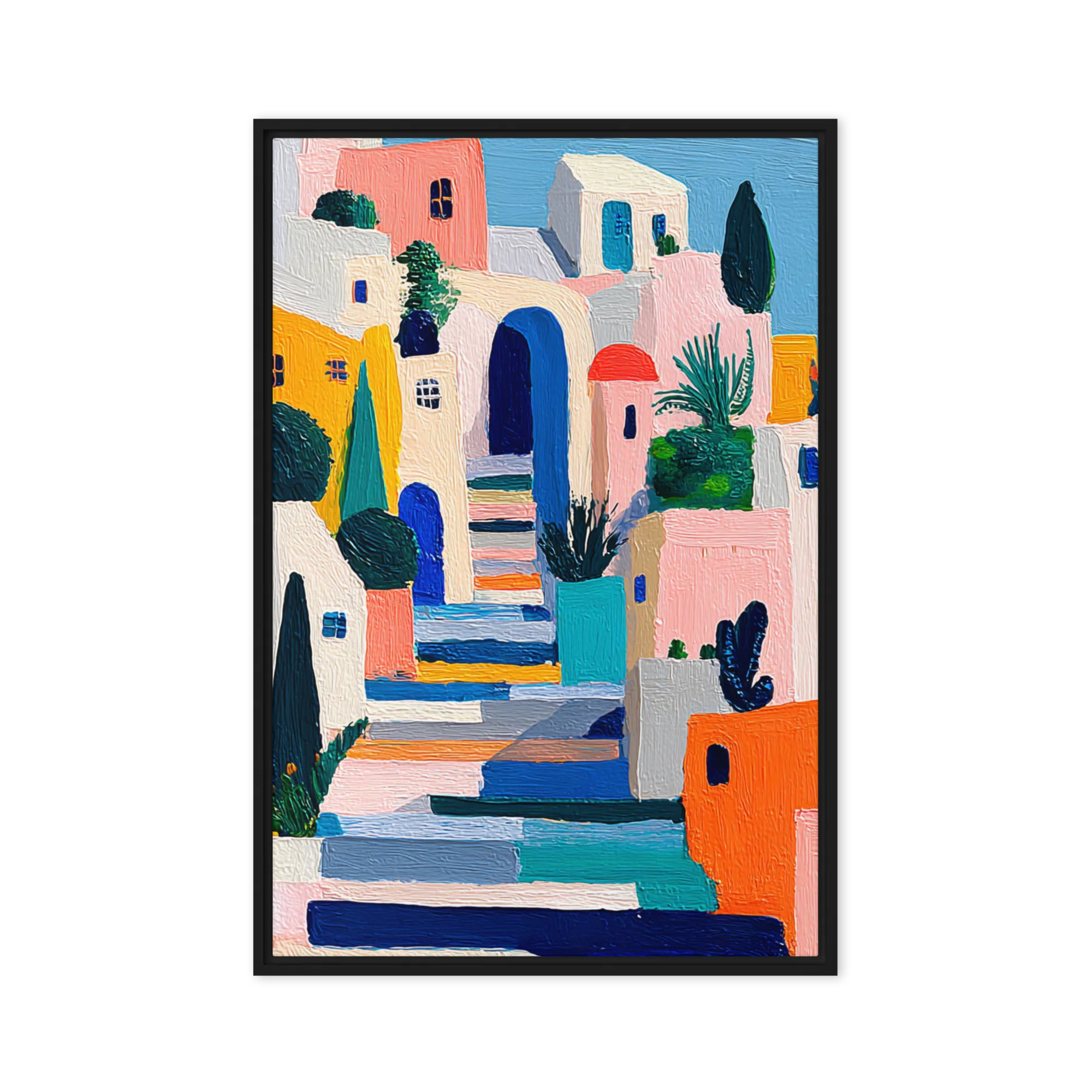 A Sunny Mediterranean Refuge — Folk-art revival