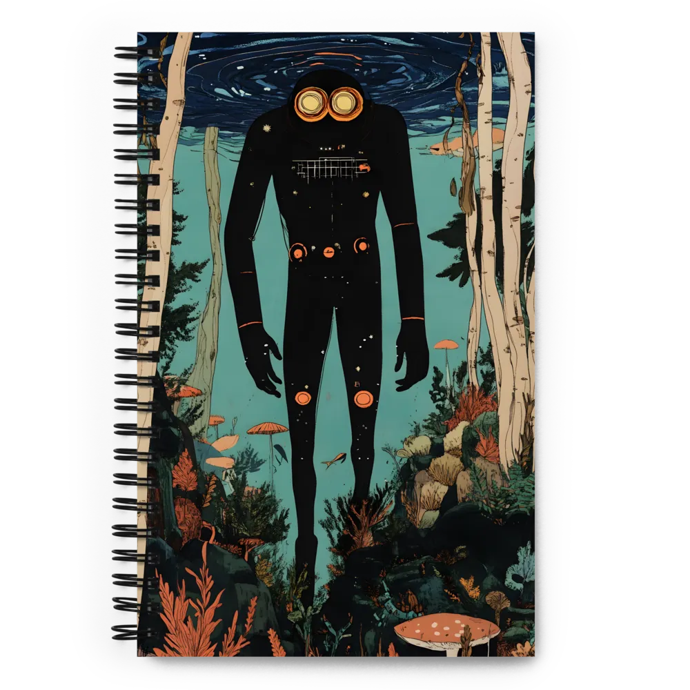 The Forest Diver 
 Spiral Notebook | 140 pages