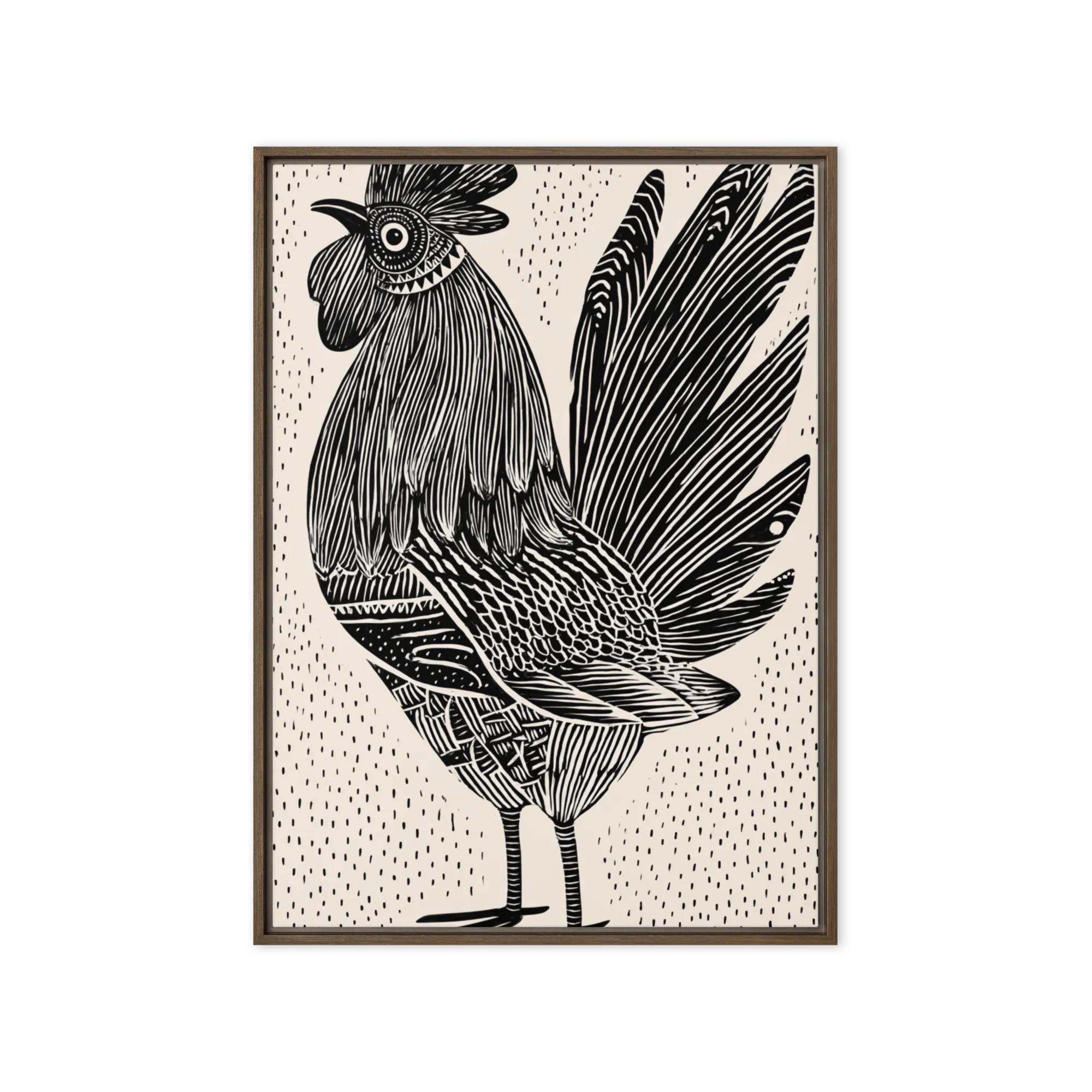 Folk Art Rooster