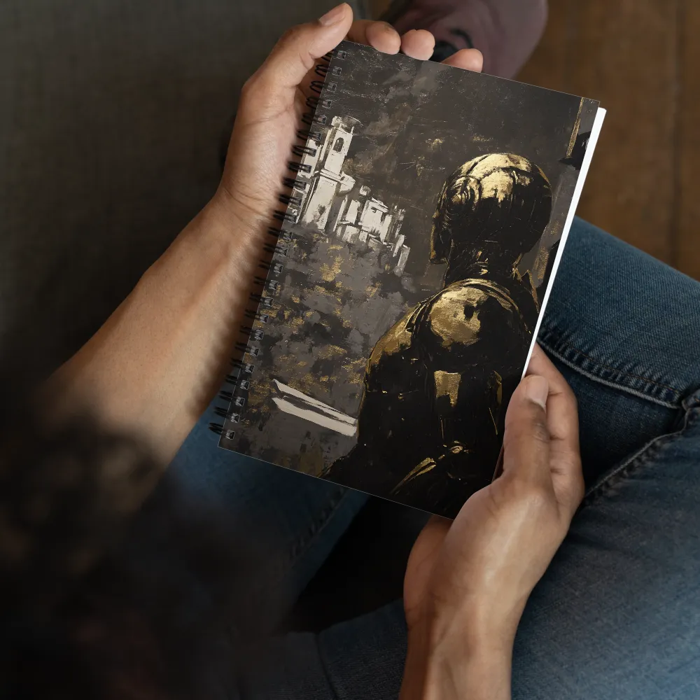 Gilded Vigil 
 Spiral Notebook | 140 pages