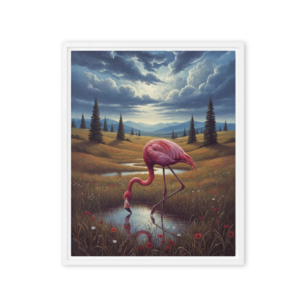 Twilight Flamingo | Art Print