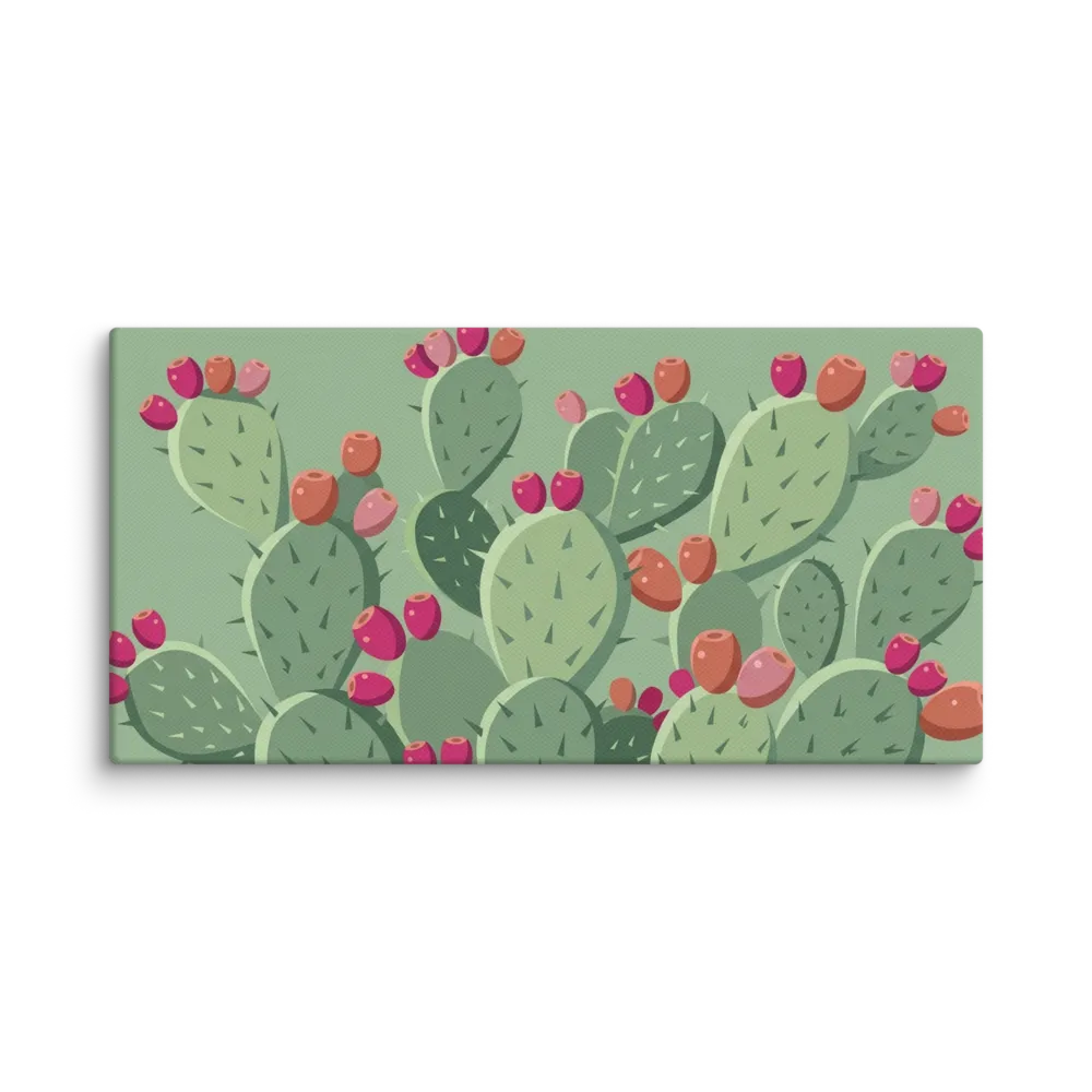 Desert Prickly Pear 
 Canvas | 16″x 32″