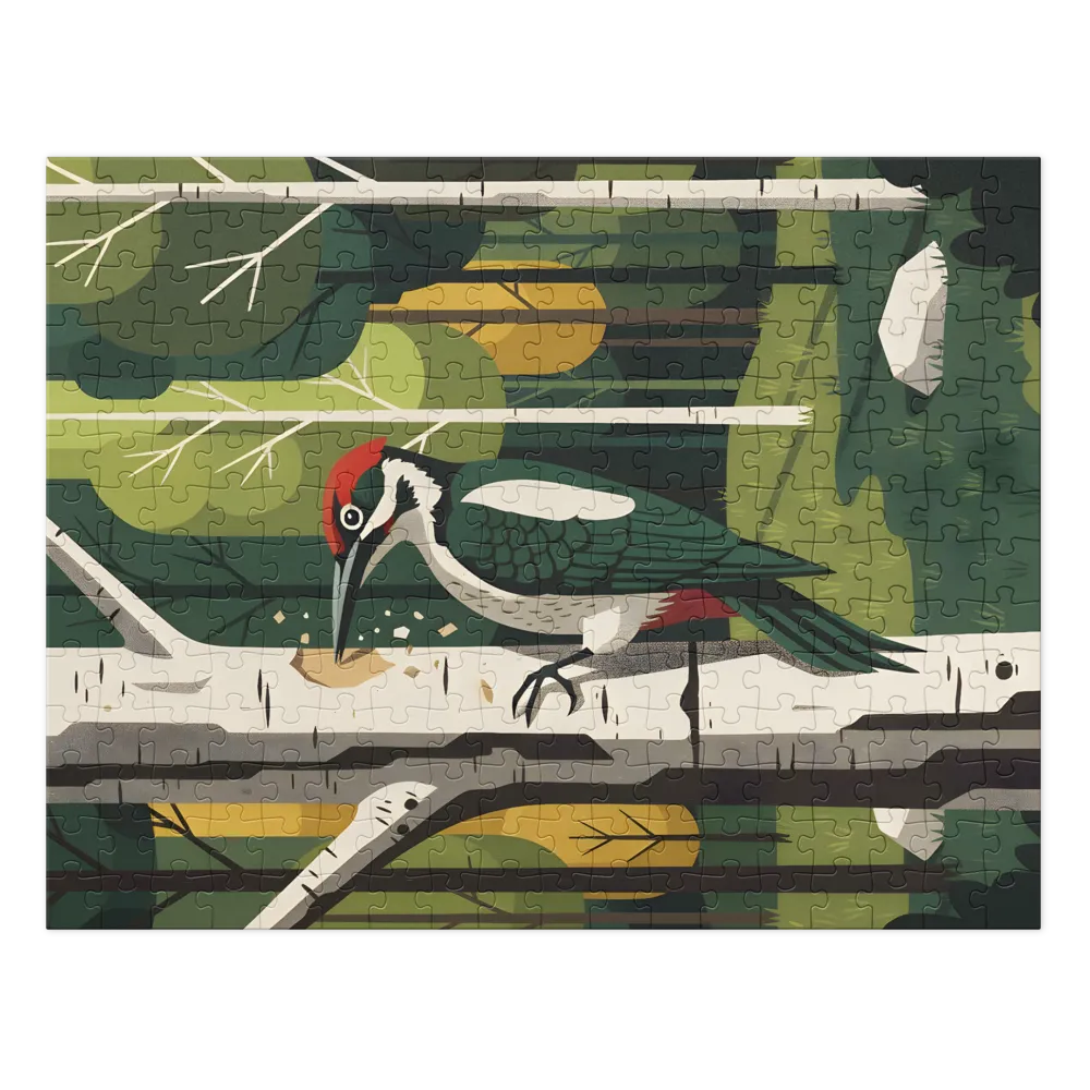 Birchwood Woodpecker | Jigsaw Puzzles