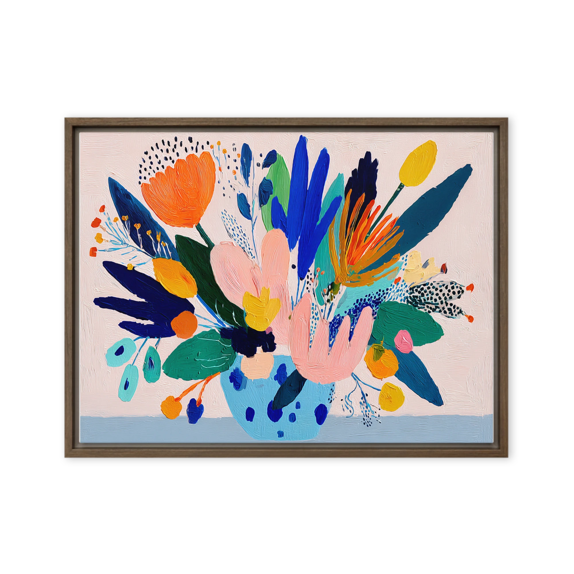Blooms in Blue