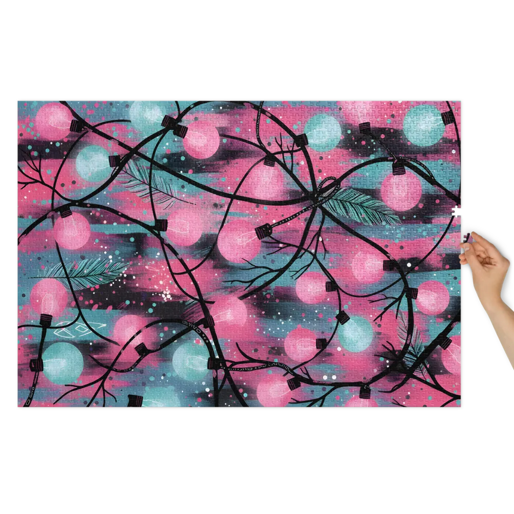 Feathered String Lights | Jigsaw Puzzles