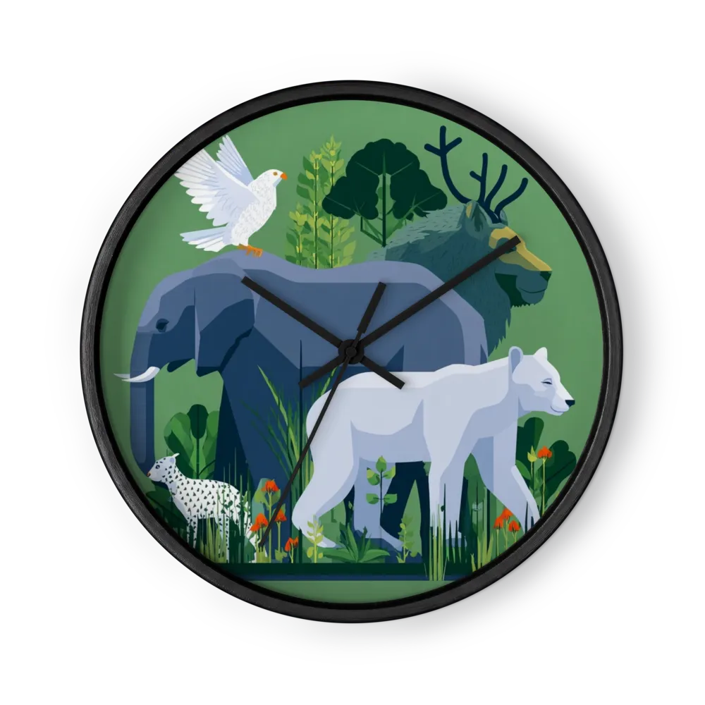 Sanctuary of the Wild | Wall Clock