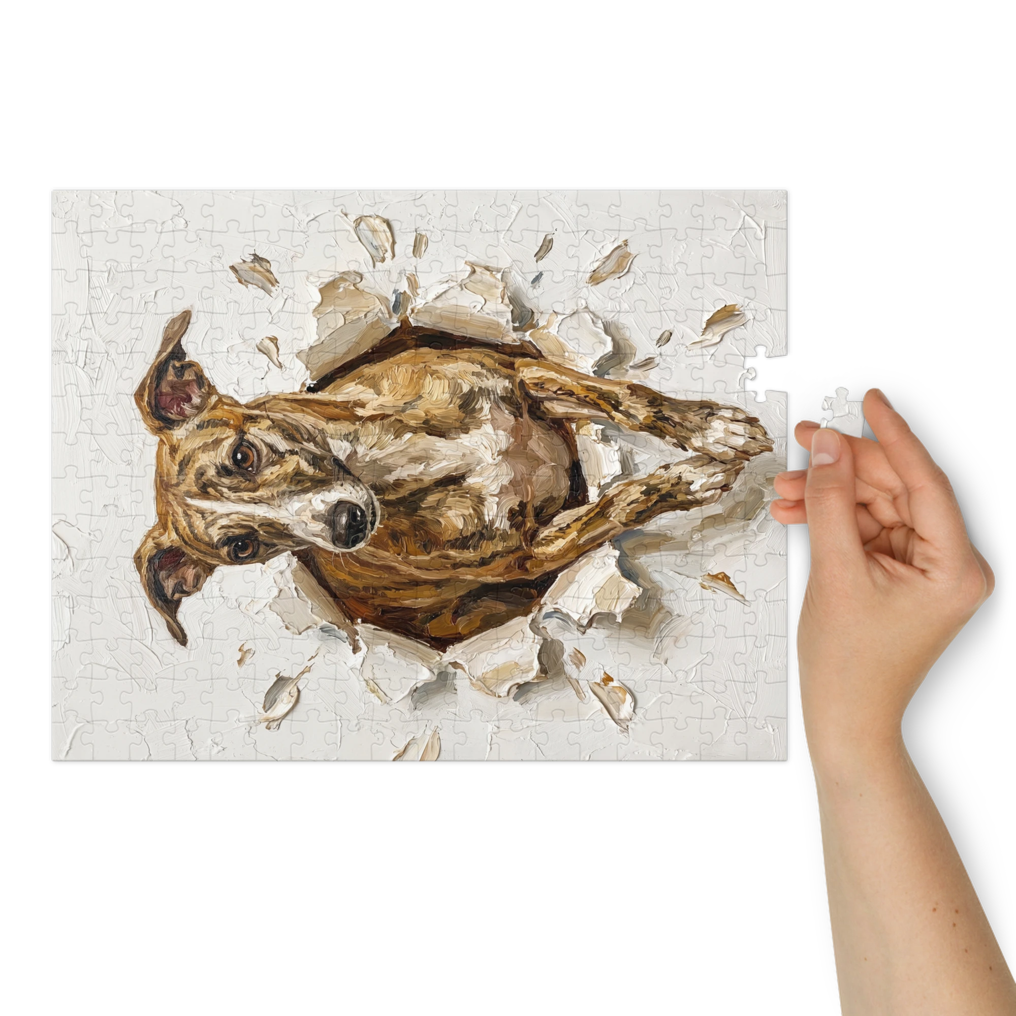Pet Portrait Puzzle — Impasto