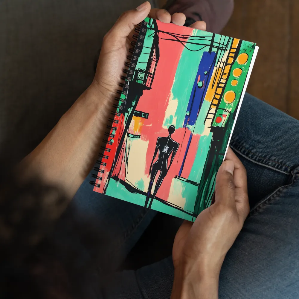 Urban Solitude in Color 
 Spiral Notebook | 140 pages