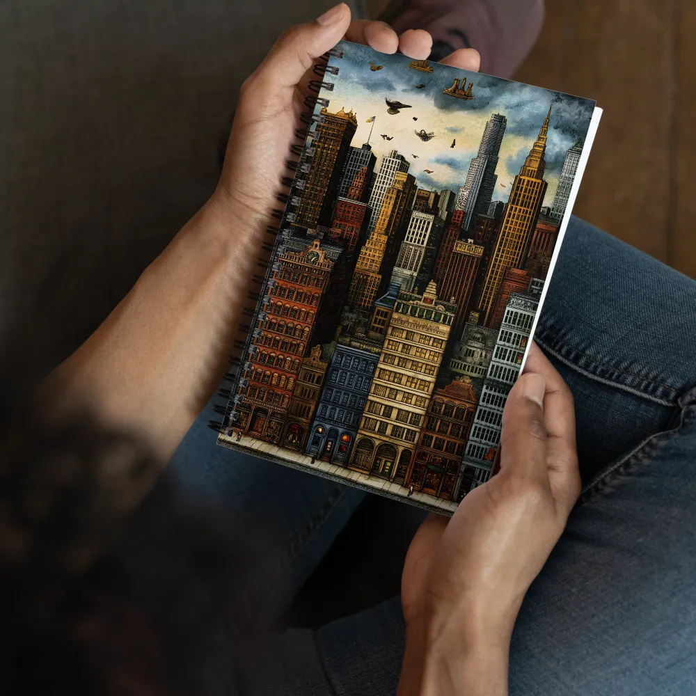 Skies of Industry and Imagination 
 Spiral Notebook | 140 pages