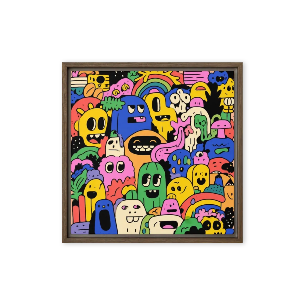 Monster Mashup 
 Canvas | 8″x 8″