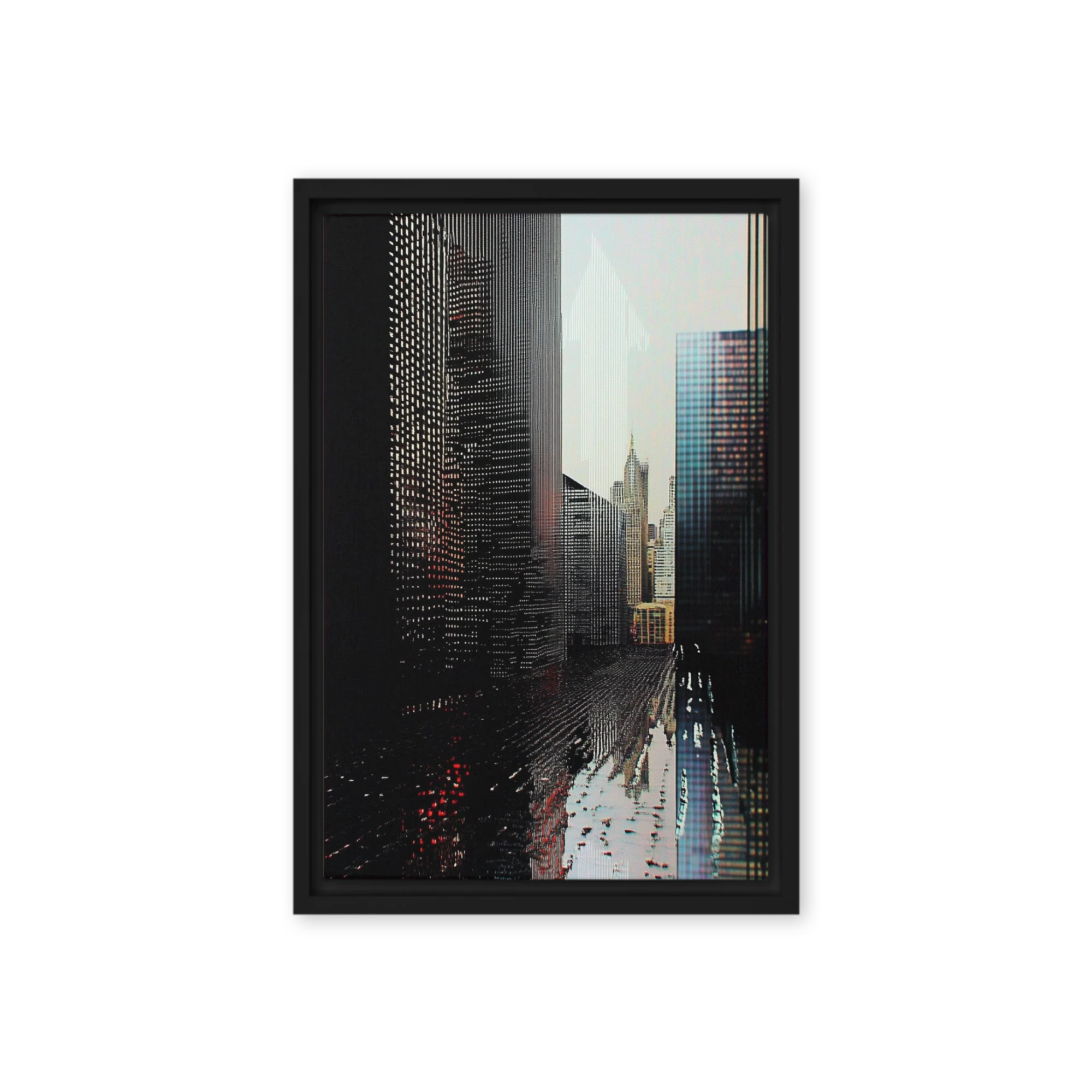 Abstract Cityscape Reflection