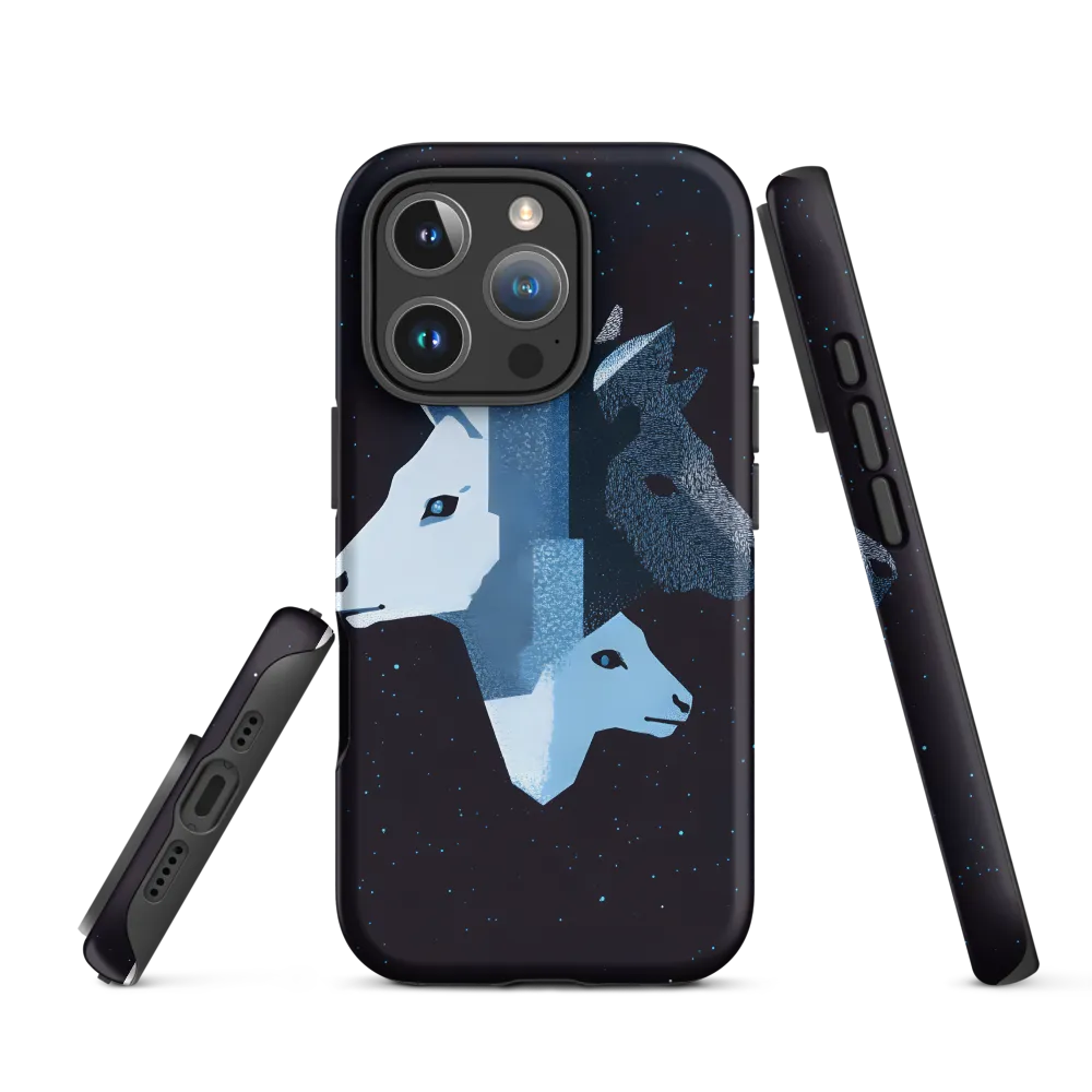 Abstract Animal Heads Design