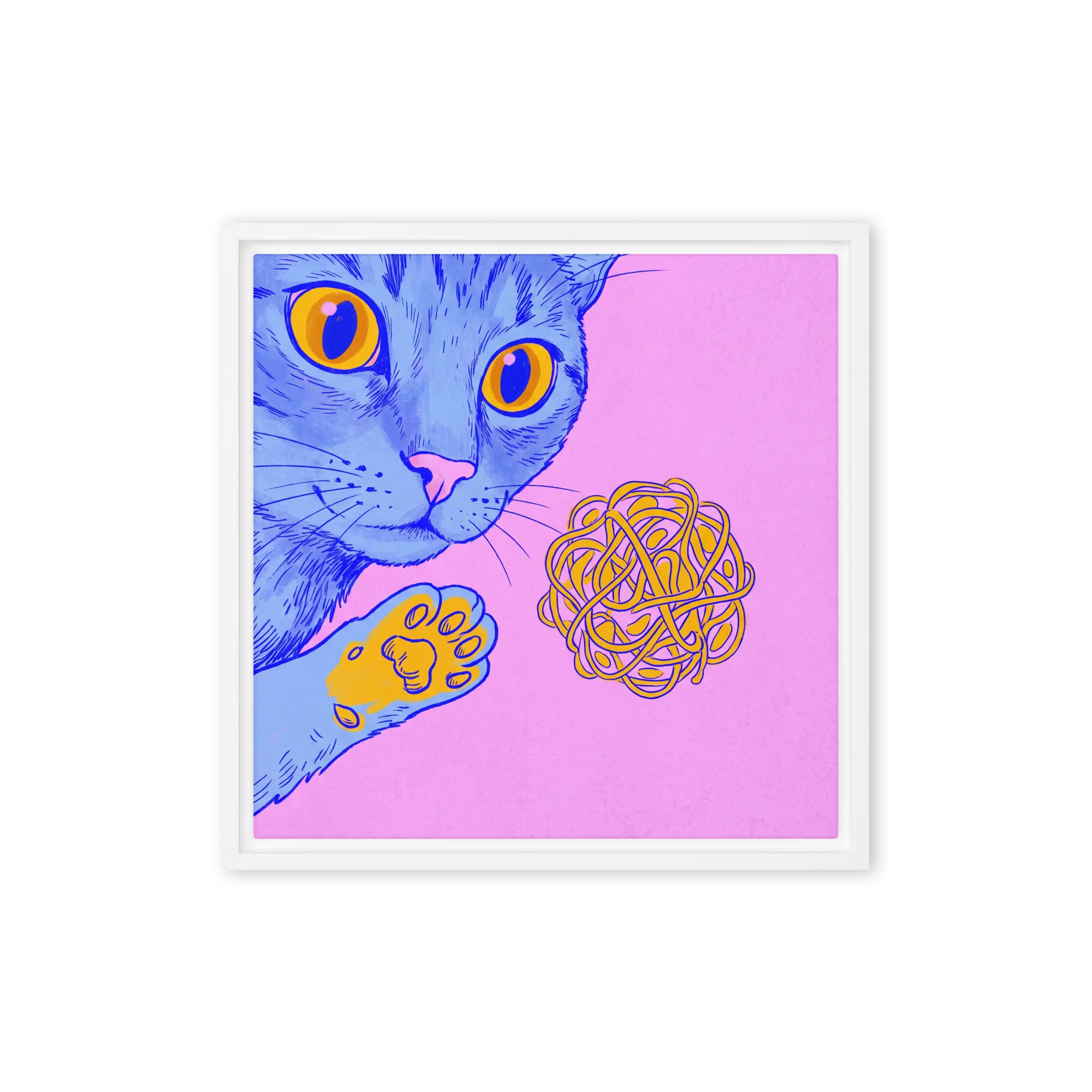 Gato Curioso e Novelo