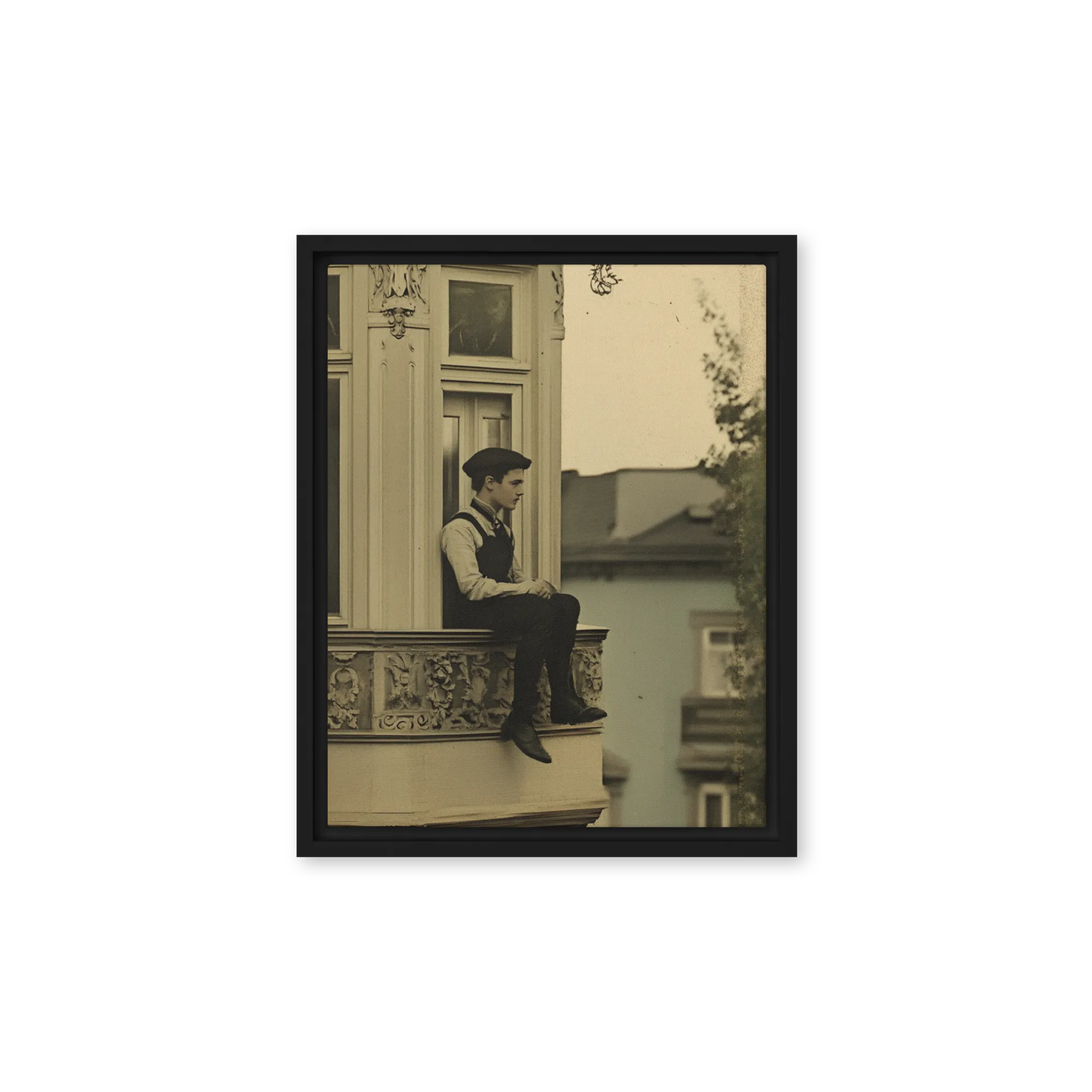 The Pensive Balcony 
 Canvas | 18″x 24″