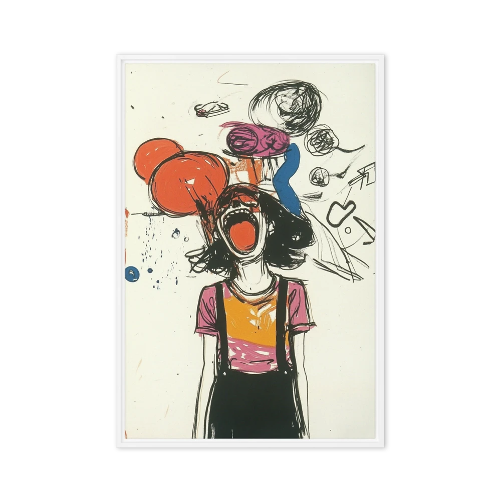 Expressive Outcry | Art Print