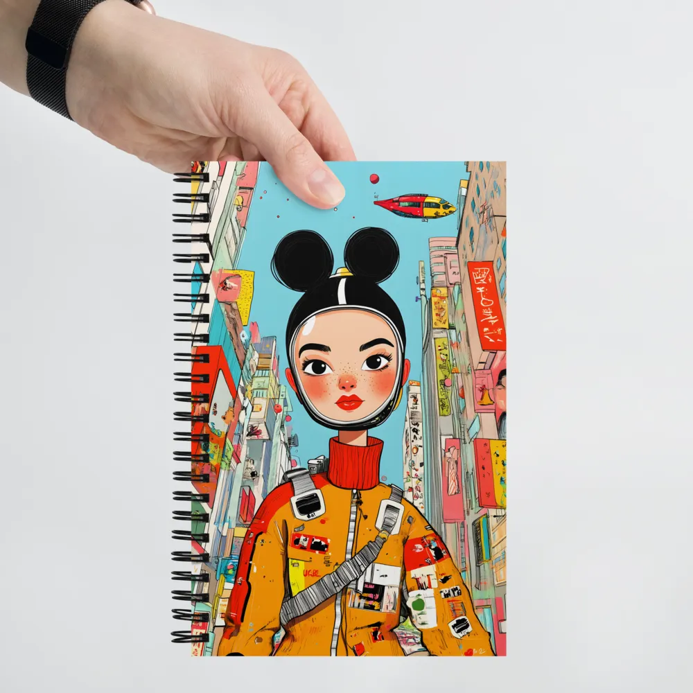 Urban Explorer Portrait 
 Spiral Notebook | 140 pages
