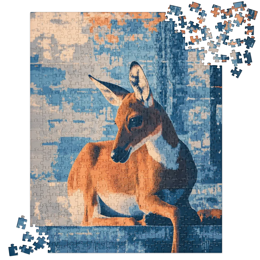 Fawn Tapestry Dream 
 Jigsaw Puzzle
