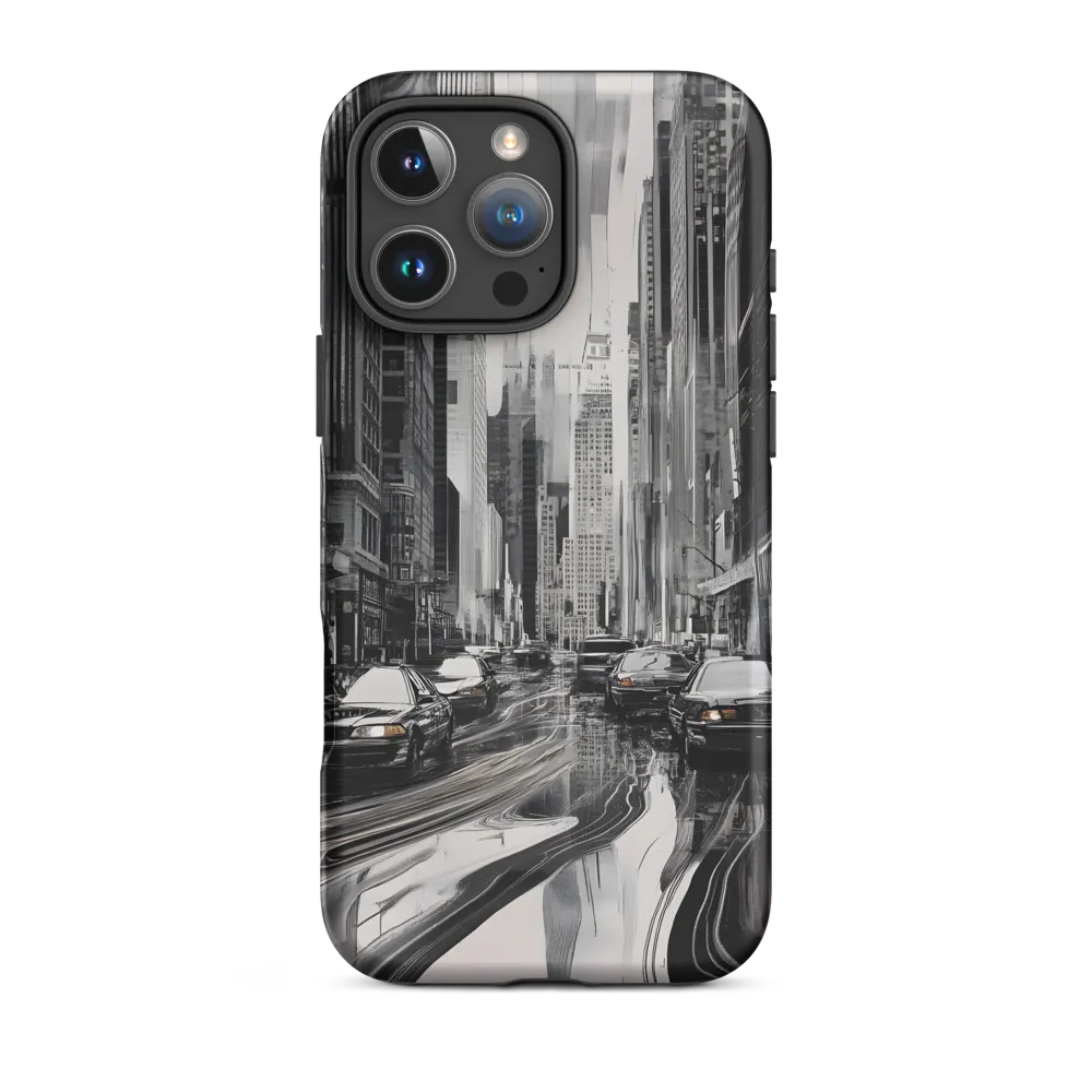 Monochromatic City Rush | Phone Case