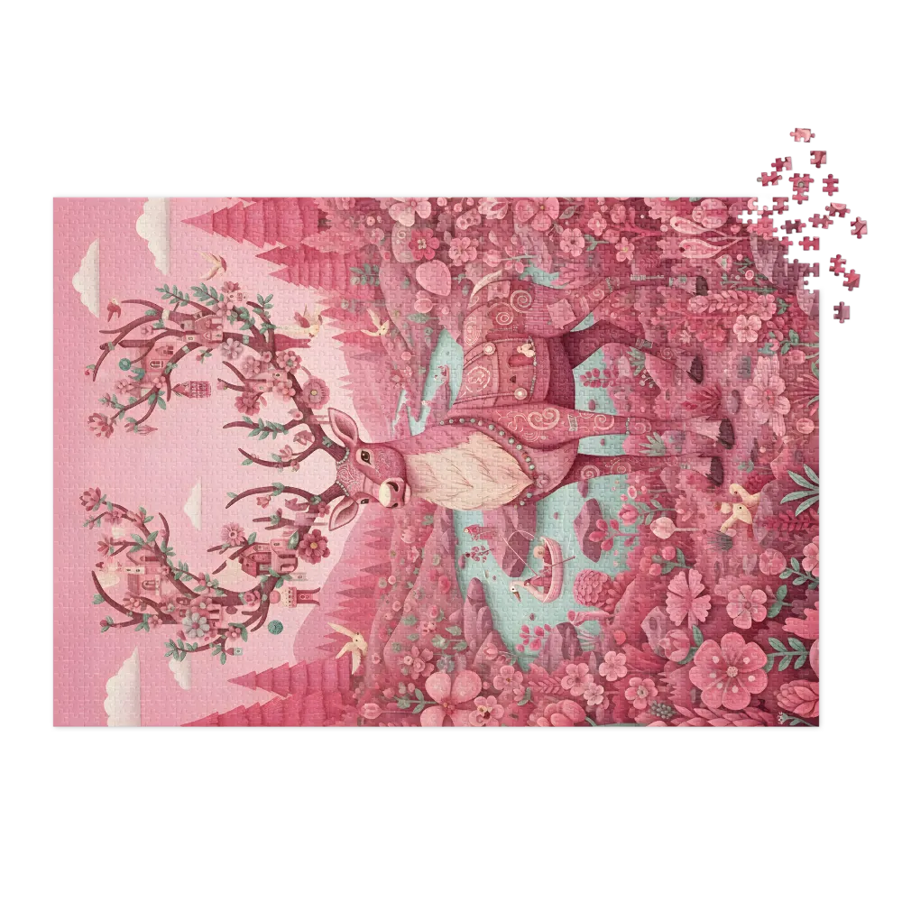 Enchanted Pink Stag
