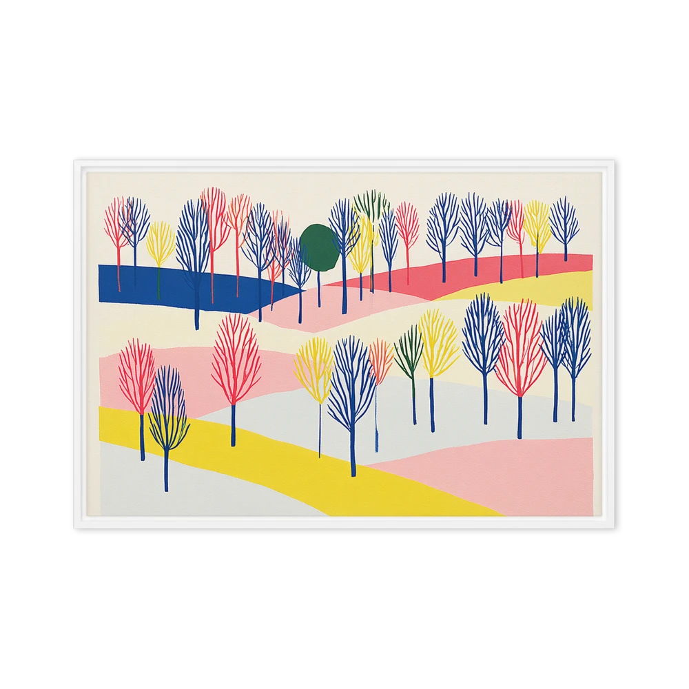 Pastel Hills | Art Print