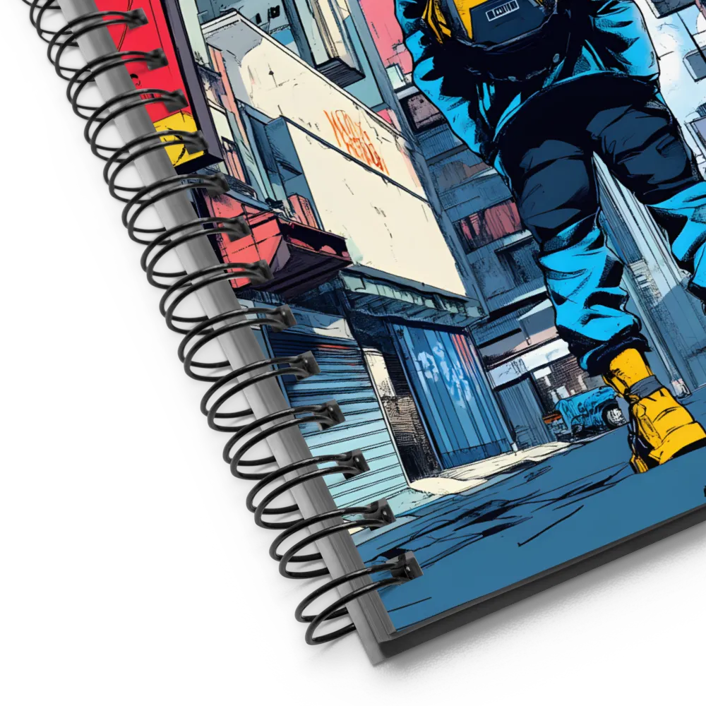 Urban Wanderer's Gaze 
 Spiral Notebook | 140 pages