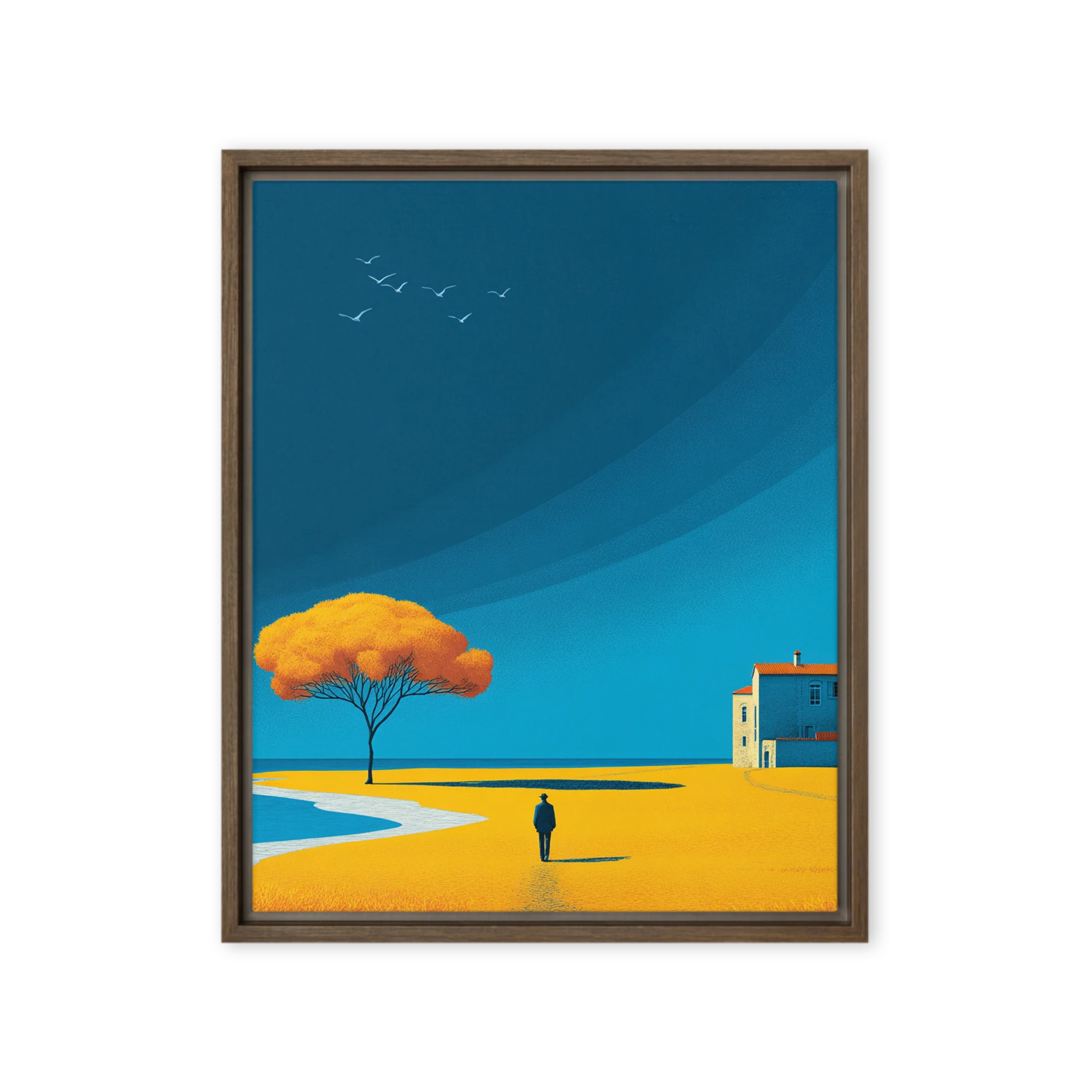 The Wanderer's Golden Shore