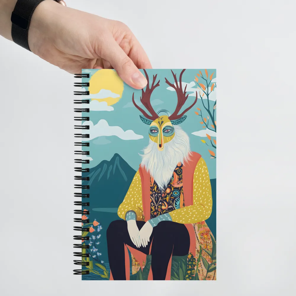The Antlered Spirit 
 Spiral Notebook | 140 pages