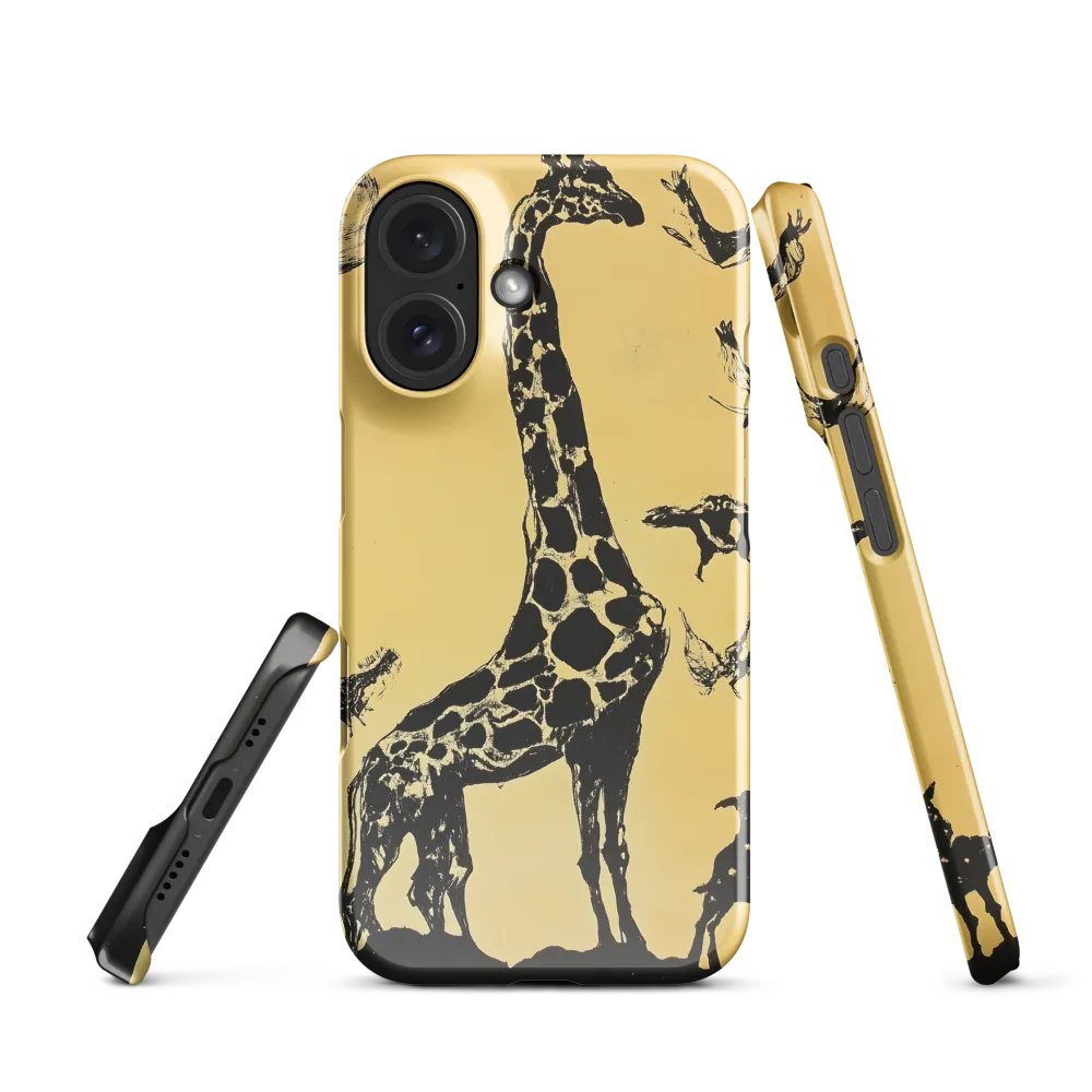 The Lunar Giraffe 
 iPhone 13 Mini | Snap Case