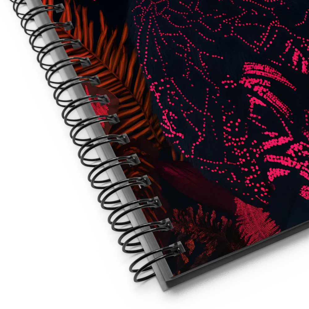 Neon Tropical Bird 
 Spiral Notebook | 140 pages
