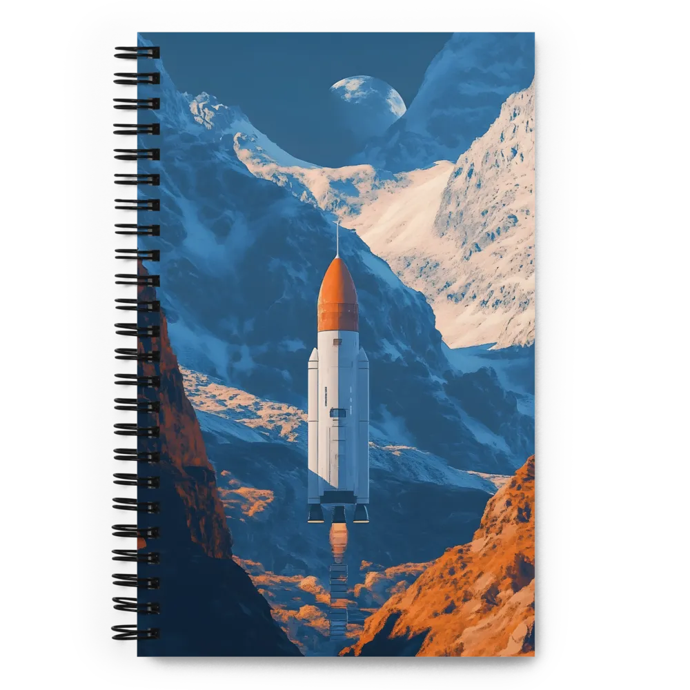 Ascent in the Alien Canyon 
 Spiral Notebook | 140 pages
