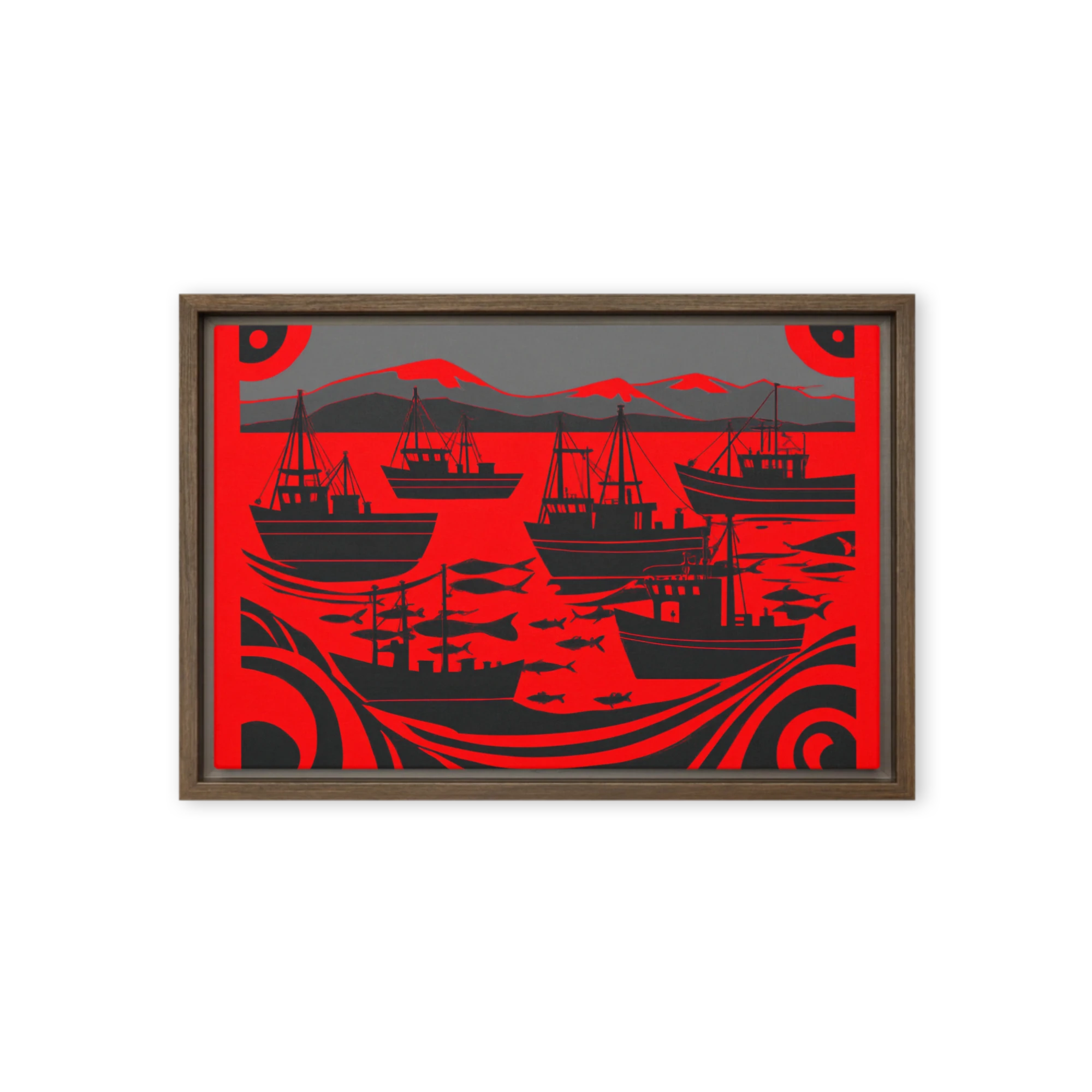 Linocut Wall Art in a Folk Spirit — Ink & Gouge