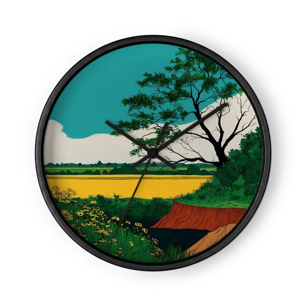 Tree Beside Yellow Fields