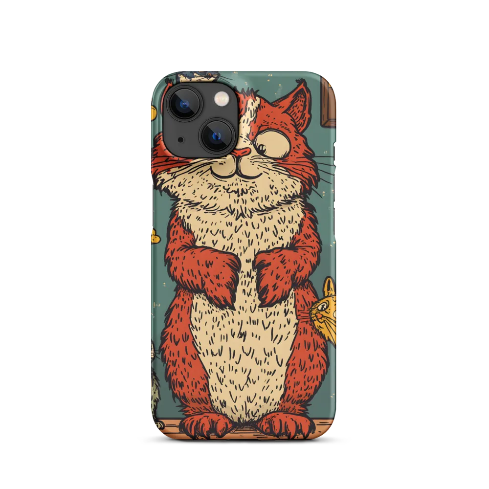 Playful Cat with Friends | Phone Case
