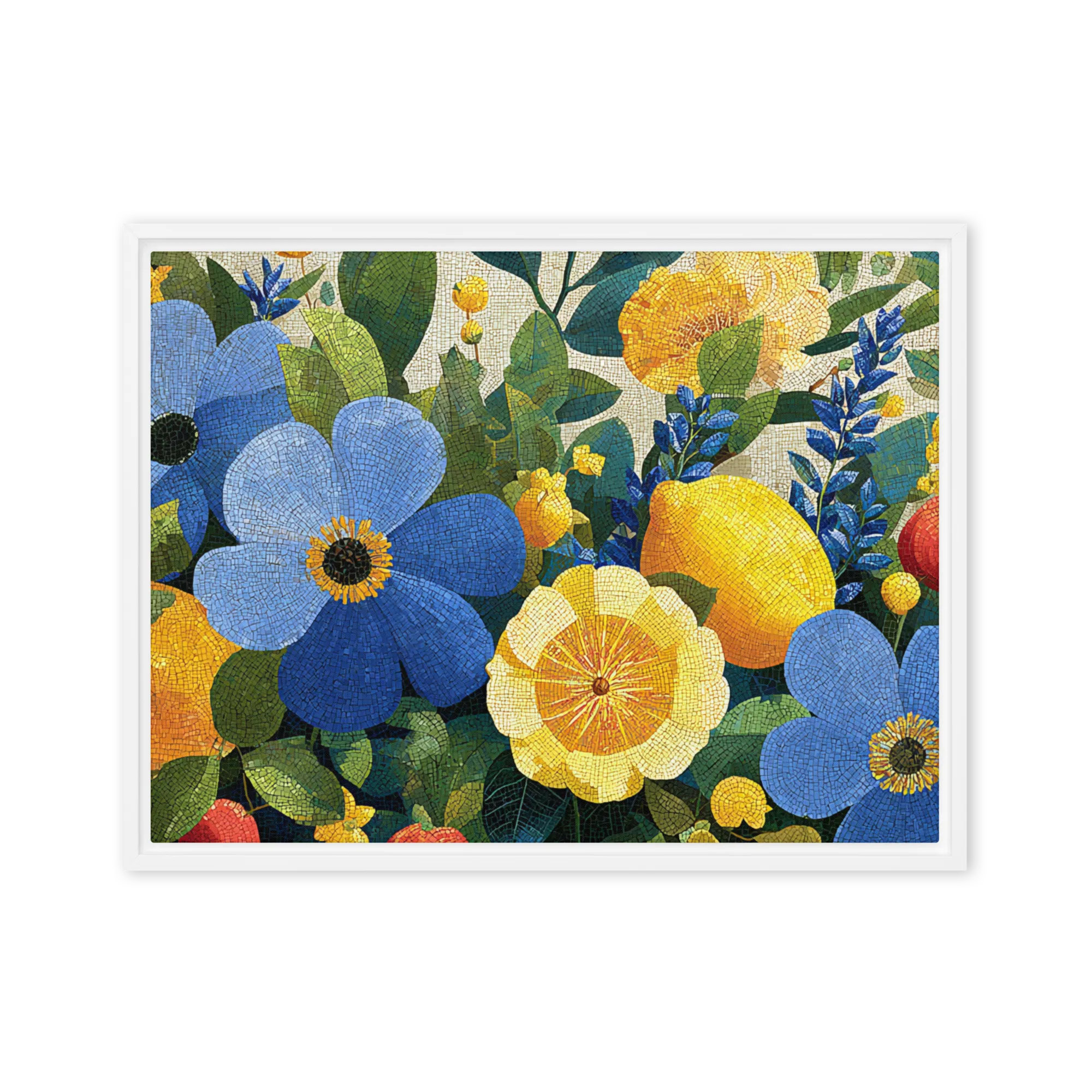 Mosaic Garden Still Life 
 Canvas | 18″x 24″