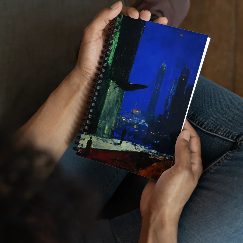Urban Night Solitude 
 Spiral Notebook | 140 pages