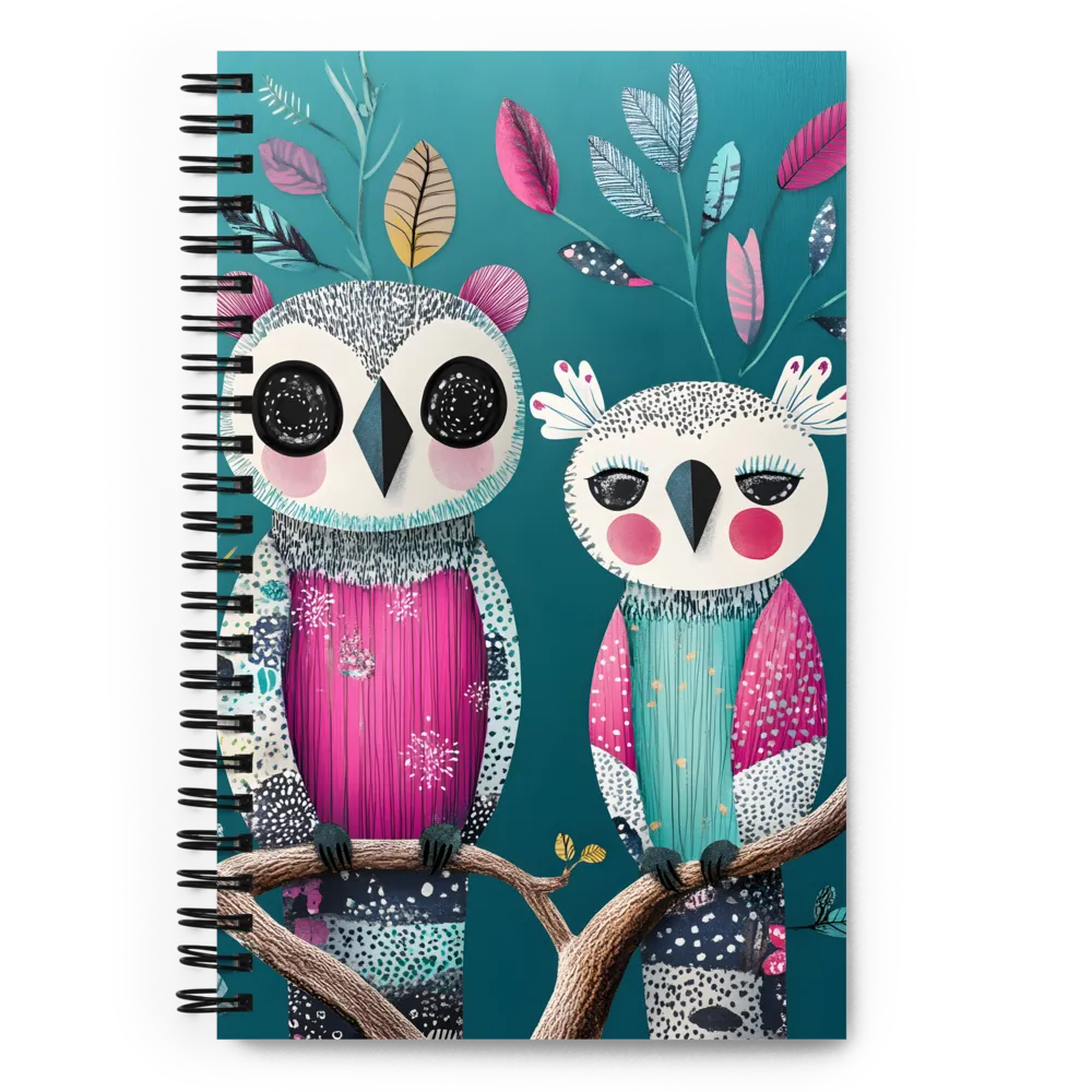 Whimsical Duo: A Celebration of Nature and Color