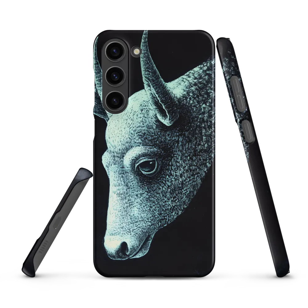 Surreal Bull Head Etching | Phone Case