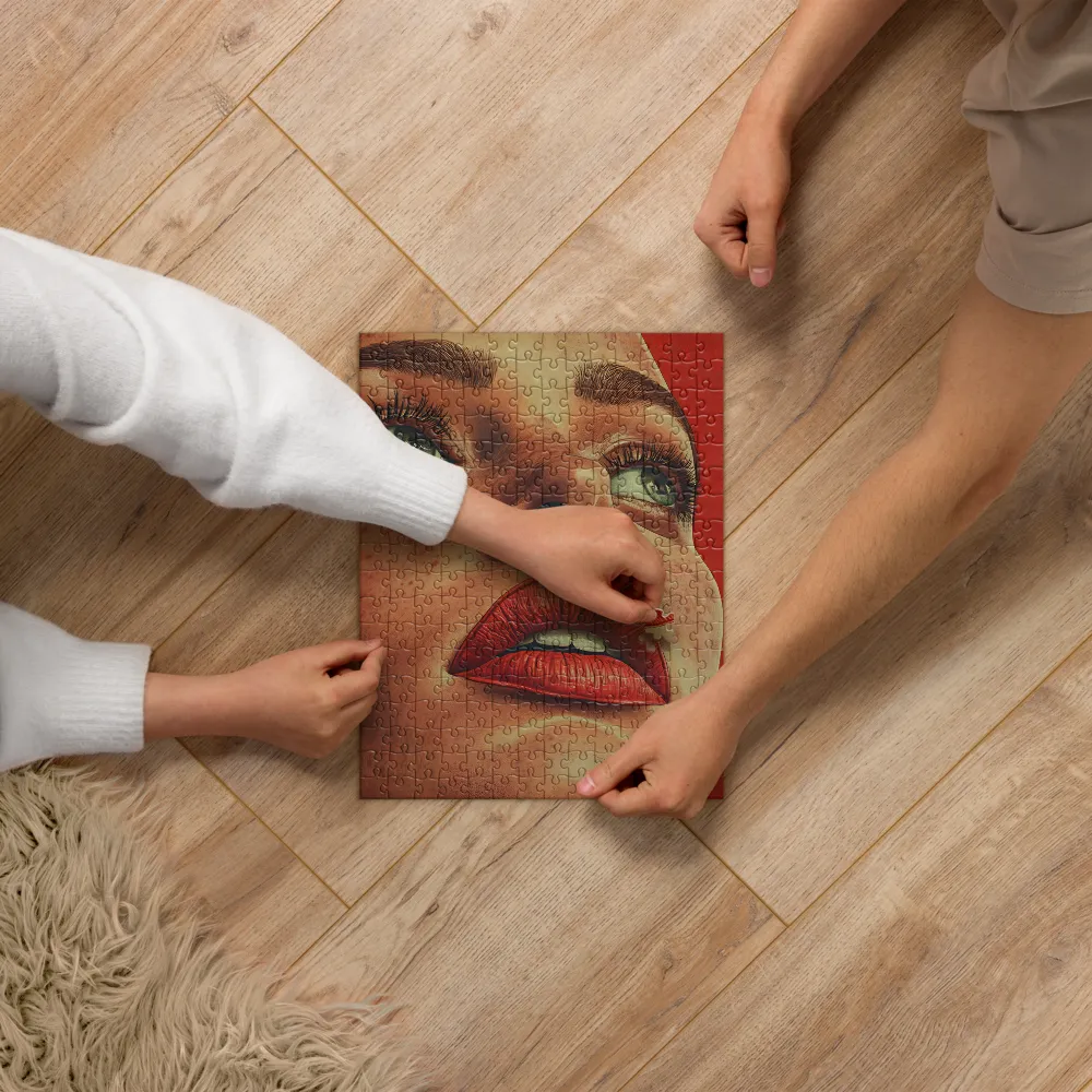 Intense Gaze Portrait 
 Jigsaw Puzzle