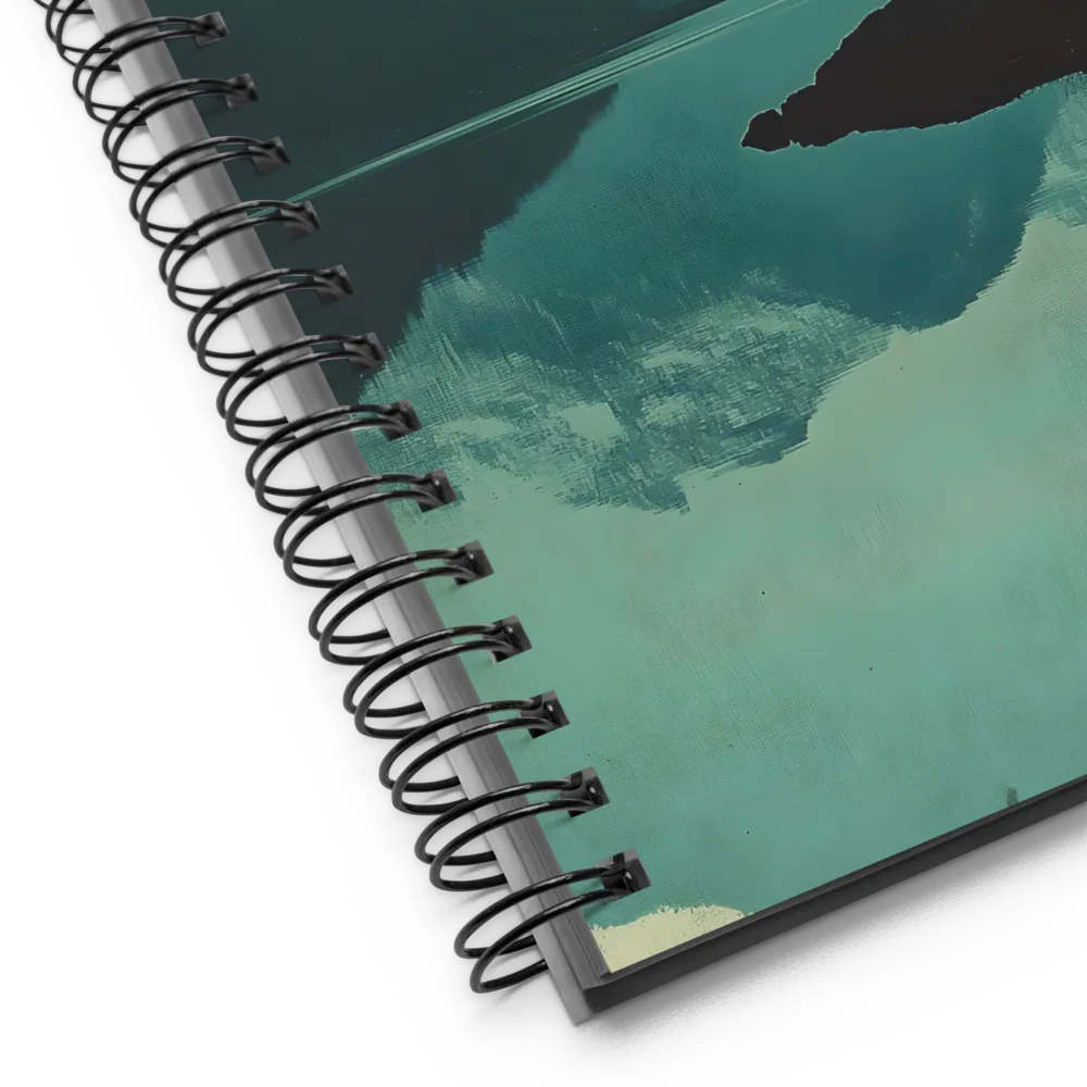 Serene Nordic Reflection 
 Spiral Notebook | 140 pages