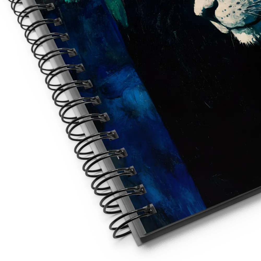 Cosmic Lion's Gaze 
 Spiral Notebook | 140 pages