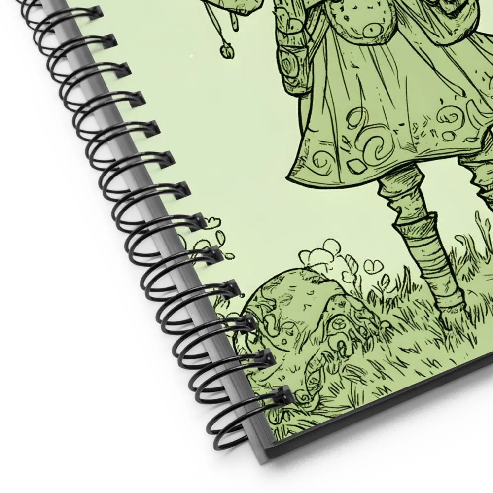 The Green Wanderer 
 Spiral Notebook | 140 pages